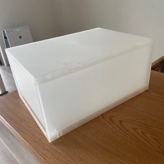 無印良品　収納ケース半透明　の画像