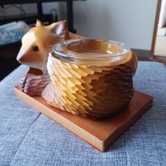 ♦️北海道キツネ【灰皿】の画像