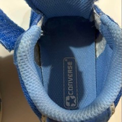 コンバース スニーカー 青 12.5cmの画像