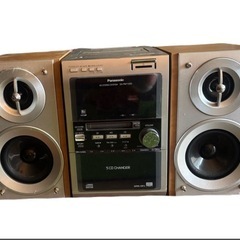 【中古品】 Panasonic SA-PM710SD ミニコンポ　通電確認済みの画像