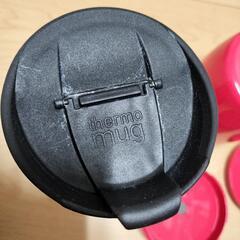 thermo mug ピンク タンブラーASVEL　スープジャー　水筒まとめ売りの画像