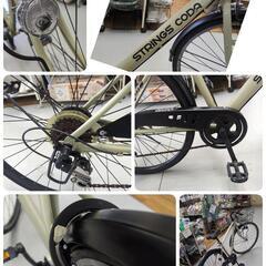 J582 ★多少サビキズ使用感有り★軽快スポーツ自転車★STRINGS CODA★6段★LEDダイナモ★27インチの画像