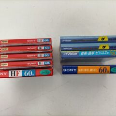 カセットテープ SONY・Victor　9本セット　250818-5Tの画像