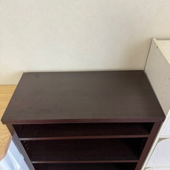 棚*1＋カラーボックス*1＋収納ボックス*1 セットの画像