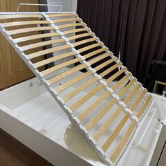 美品 IKEA イケア MALM マルム クイーンサイズ ベットフレーム 収納付きの画像