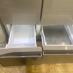 ⭐️大容量⭐️2016年製 HITACHI 475L冷蔵庫 R-G4800F 真空チルド 新鮮スリープ野菜室 フレンチドア No.6917 KE の画像