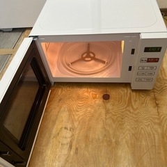 美品 2023年製 電子レンジ KS-MW23T17 一人暮らし単身用Haierの画像