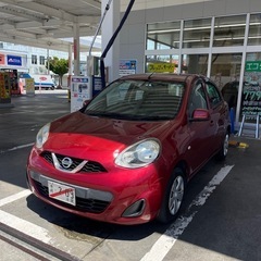 ２７年　マーチ　走行９万キロ台車検込み　クーラー効きますの画像