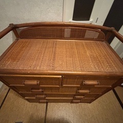 籐　タンス　の画像