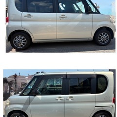 車検2年付　8万km台　ダイハツ　タント　L375S T17  ナビ　安いの画像