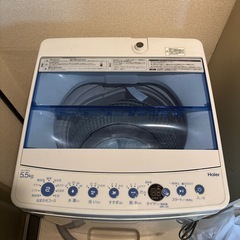 ハイアール全自動電気洗濯機　JW-C55FKの画像