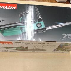 【祇園店】未使用品！マキタ　チェーンソー　M502の画像
