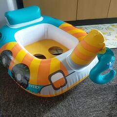 新品未使用　チビちゃん用浮き輪　幼児用　プール海水浴用品の画像