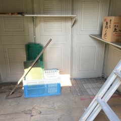 お値段相談可能！ヨドコウ 大型 物置 スチール 鍵あり！の画像