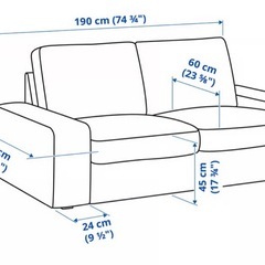 ikea ソファ　シーヴィク　kivik
　の画像