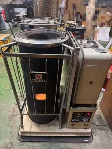 サンポットKSH-5BS-SK2 ストーブ 煙突式 中古 引き取り限定