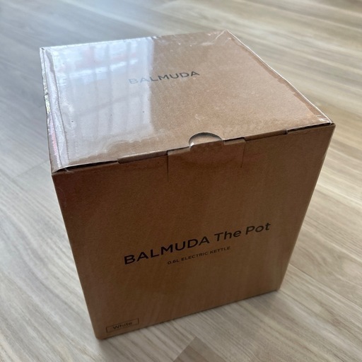  【新品未開封】BALMUDA The Pot バルミューダ ザ・ポット ホワイト 電気ケトル