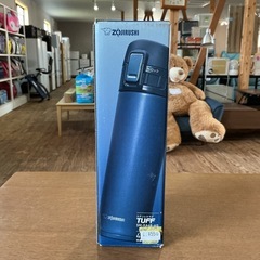 軽量・コンパクト✨ 取扱い説明書付き❗️ 水筒　480ml ZOZIRUSHI SM-KA48-AG ステレンスマグ 実用量0.48リットル ステレンス製真空二重マグボトル 青 の画像