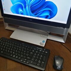 NEC VALUSTER 液晶一体型デスクトップ省スペース　27インチ液晶　Windows11　Office インストール済　3000GBの画像