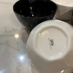 🎶白黒4個組うつわ贈答品🎶の画像
