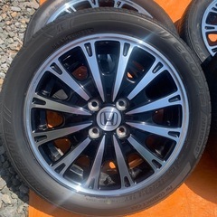 【美品】ホンダNBOXJF1ターボ165/55R15BS製2018年純正ホイールの画像