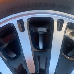 【美品】ホンダNBOXJF1ターボ165/55R15BS製2018年純正ホイールの画像