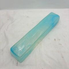 【❗️✨沖縄伝統工芸✨❗️】琉球ガラス✨ オブジェ ブルーマーブル✨美品❗️の画像