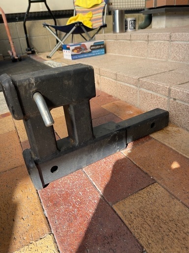 【決まりました】ヒッチキャリアアダプター スチール製 ダブル