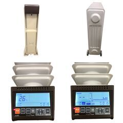 25R305 ジ6 eureks ユーレックス オイルラジエターヒーター 11枚フィン RFX11EH 取扱説明書付き 暖房機 中古品の画像
