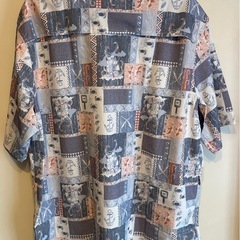 ワークマン　workman field core 総柄シャツ　アロハシャツの画像