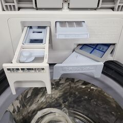J1319　【リユースのサカイ柏店】　SHARP　シャープ　8.0kg洗濯乾燥機　ES-TX8CKS　2018年製 動作確認　クリーニング済み　の画像