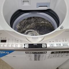 J1319　【リユースのサカイ柏店】　SHARP　シャープ　8.0kg洗濯乾燥機　ES-TX8CKS　2018年製 動作確認　クリーニング済み　の画像