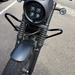 ホンダ Rebel（レブル）250 Sエディション｜マットブラック×ブラウンシート｜の画像