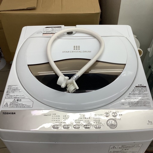 TOSHIBA   東芝　洗濯機　AW-5G8  　2020年製   5㎏
