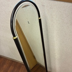 スタンドミラー レトロの画像
