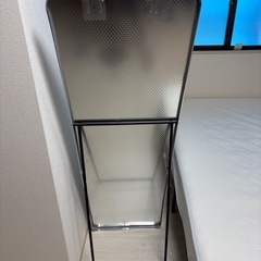  美品:全身鏡シルバー50x160 の画像