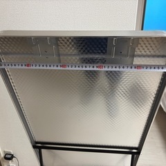  美品:全身鏡シルバー50x160 の画像