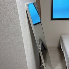  美品:全身鏡シルバー50x160 の画像