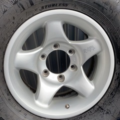 アルミホール　NR 15×7JJ -373 PCD139.7 6穴　オフ-10の画像