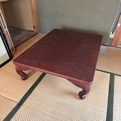 座卓　ローテーブル　津軽塗り　テーブル　古民家　青森の画像