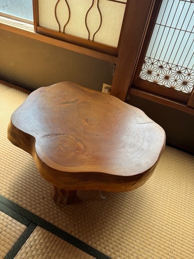 ローテーブル　座卓　1枚板　天然木