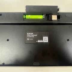 ELECOM サイレントキーボード　USBタイプ　静音の画像