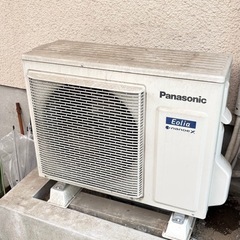 ①【直接取り引き限定】パナソニック ルームエアコン CS-X289C-W 2019年製の画像