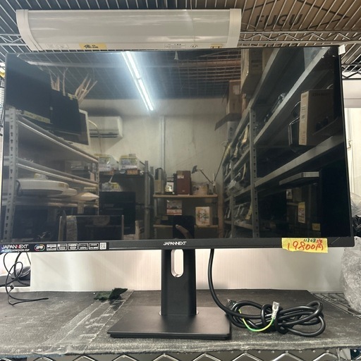【ジャパンネクスト】27インチpc液晶モニター★2024年製　クリーニング済み/6ヶ月保証付き【管理番号11808】横