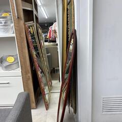 Karimoku カリモク家具 壁掛けミラー 鏡の画像