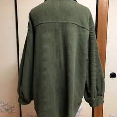 L  モスグリーン　ジャケットの画像