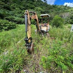 ユンボ　ヤンマーB27M　現状　長期放置　バッテリー上がりの画像