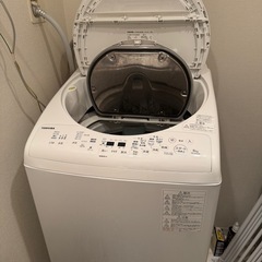 TOSHIBA 全自動洗濯機 ZABOON AW-8V9（2020年製・8kg）の画像