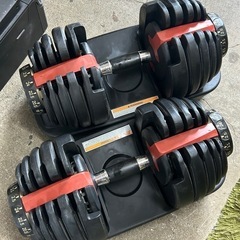 可変式ダンベル 24kg 2個セット アジャスタブルダンベル 2.5-24kg トレーニング 筋トレ　の画像