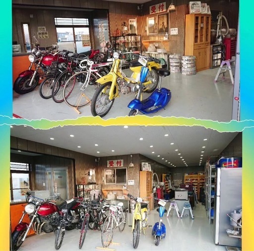 倉庫内の在庫品、特殊機械、車両、農機具、バイク、クロスバイク